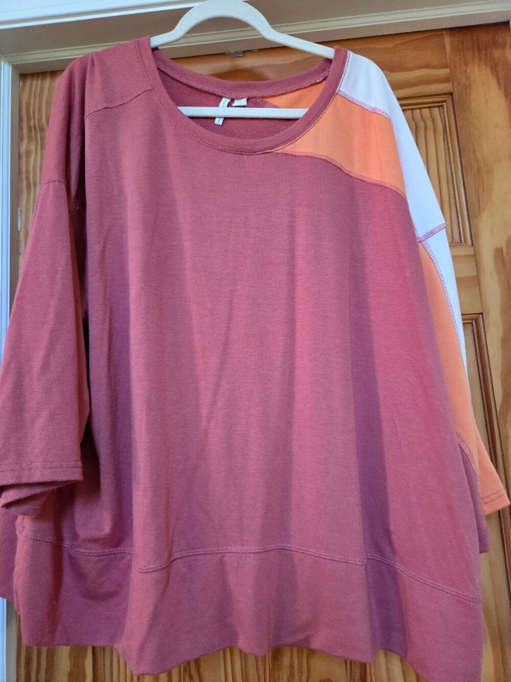 Cato Women's Plus Size 22/24 Soft Long Sleeve Fall Colors Top
